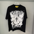 GUAPI Distressed Rhinestone Graphic T-Shirt — hero