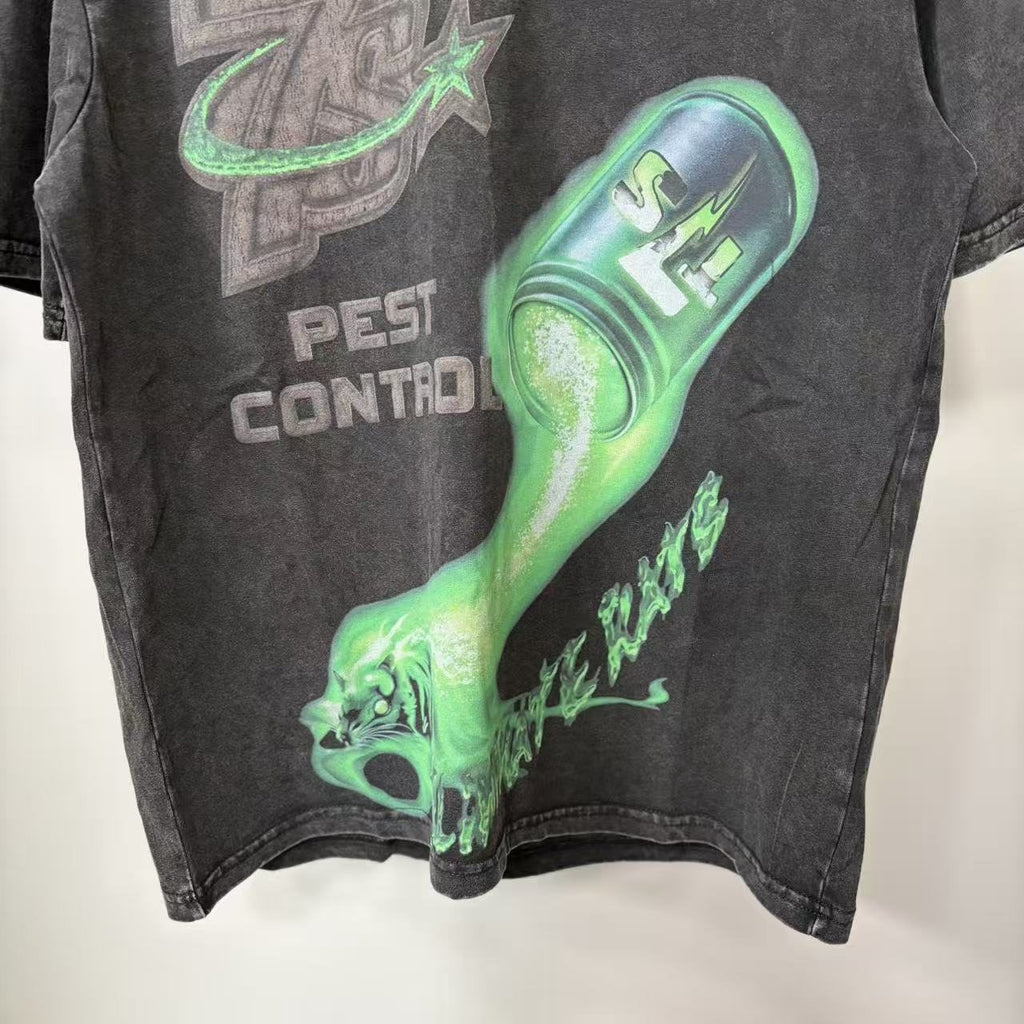 TRIPLE SEVENS Rat Graphic T-Shirt — detail