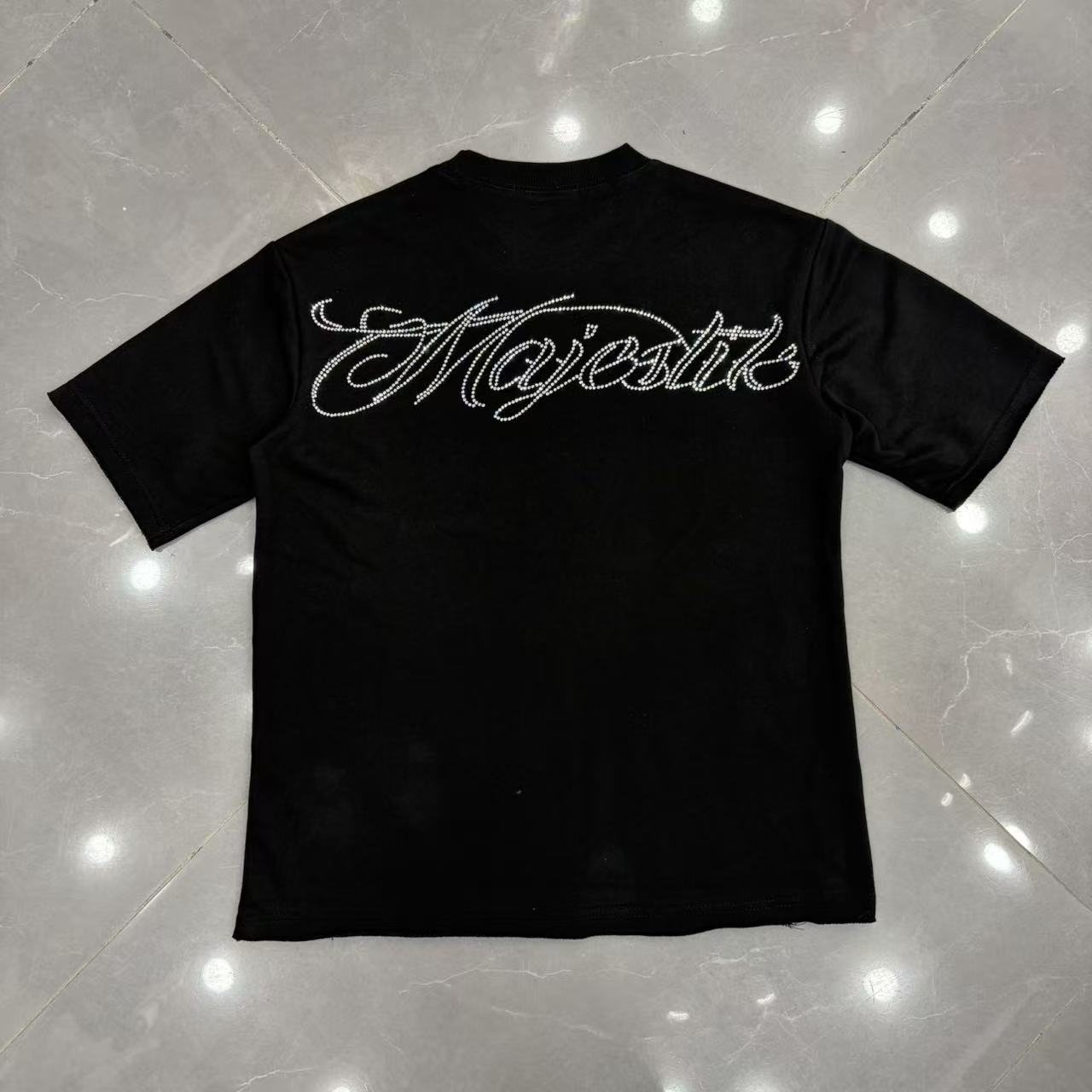 MAJESTIK Script Graphic Short-Sleeve T-Shirt — front