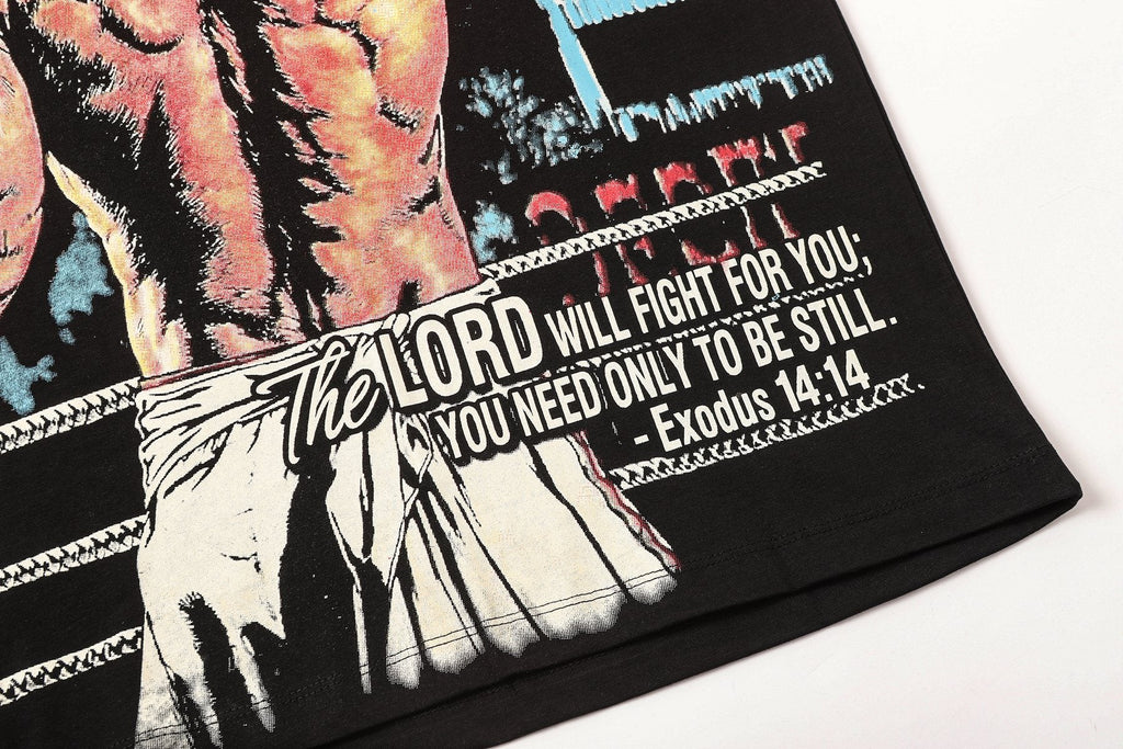 Life Hustlere Boxing Graphic T-Shirt — detail