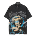 SAINT Angel Graphic Washed Black T-Shirt — hero