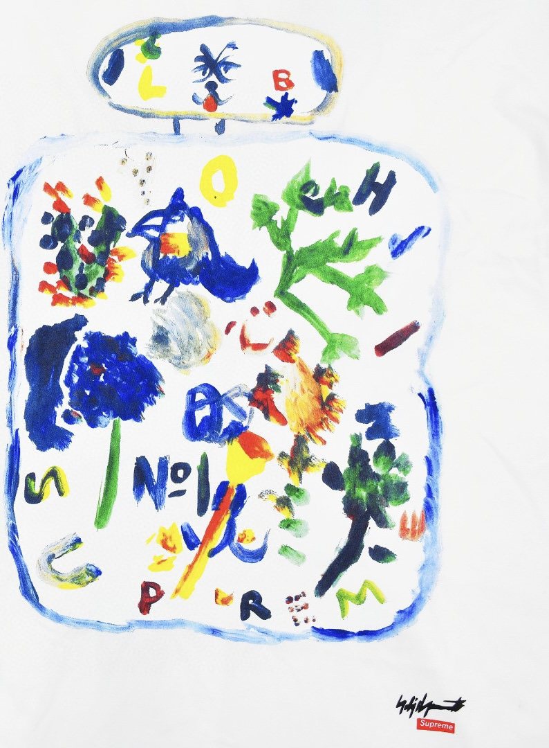 Supreme Paint Graphic Short-Sleeve T-Shirt — detail
