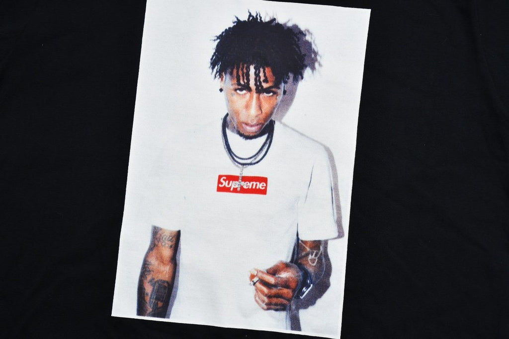 Supreme NBA YoungBoy Portrait Graphic T-Shirt — detail