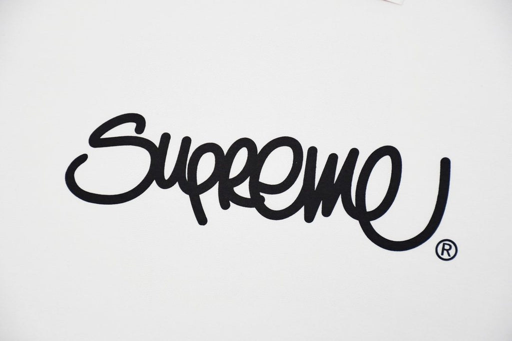 Supreme Handstyle Script Graphic T-Shirt — detail