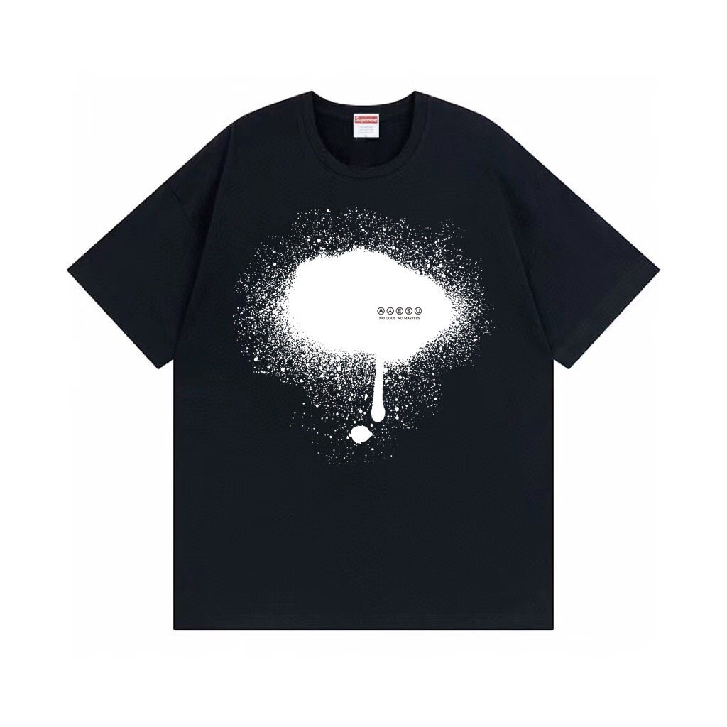 Supreme Paint-Drip Graphic T-Shirt — hero