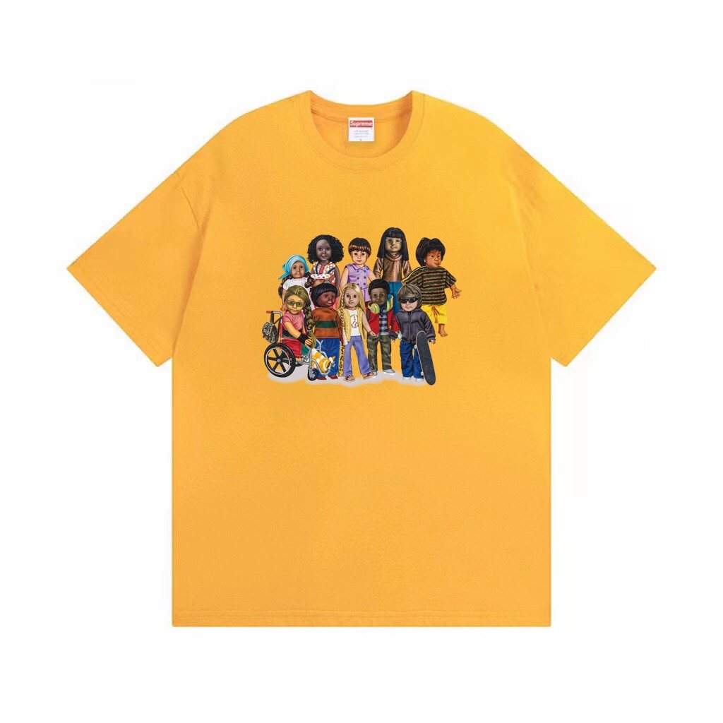 Supreme Children Cartoon Graphic T-Shirt — front