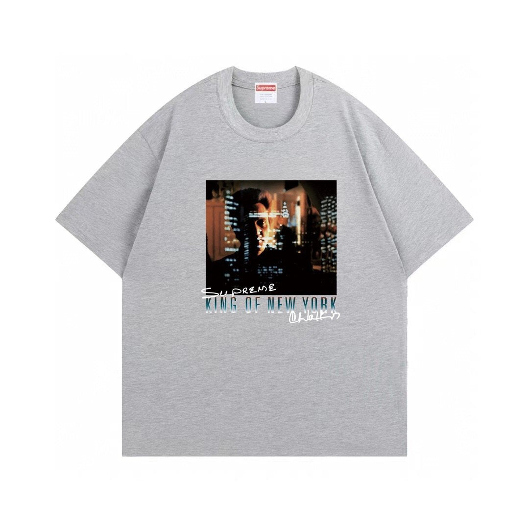 Supreme King of New York Graphic T-Shirt — front