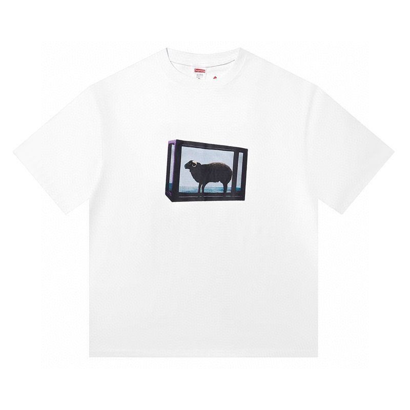 Supreme Sheep Graphic Short-Sleeve T-Shirt — front