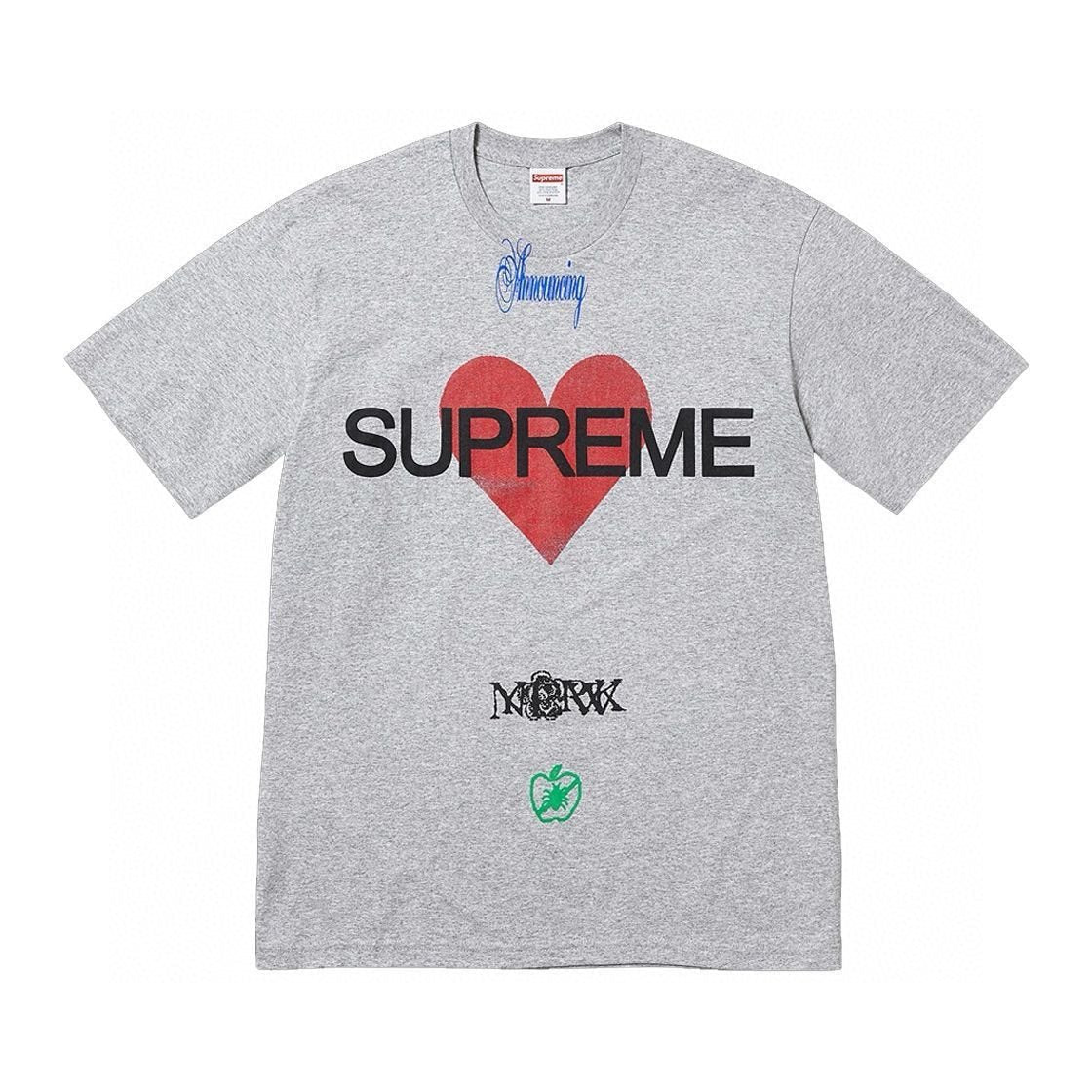 Supreme Heart Graphic Short-Sleeve T-Shirt — front