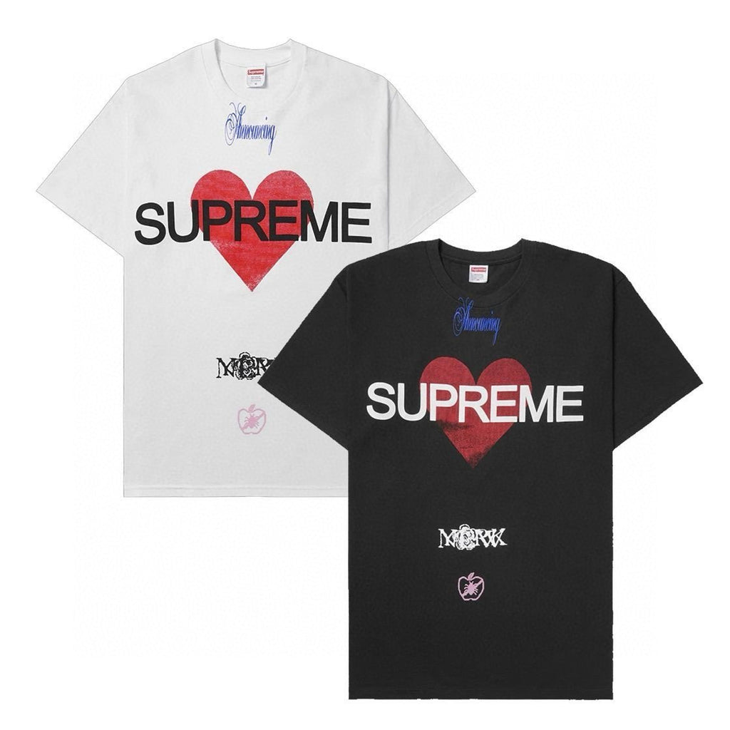 Supreme Heart Graphic Short-Sleeve T-Shirt — comparison