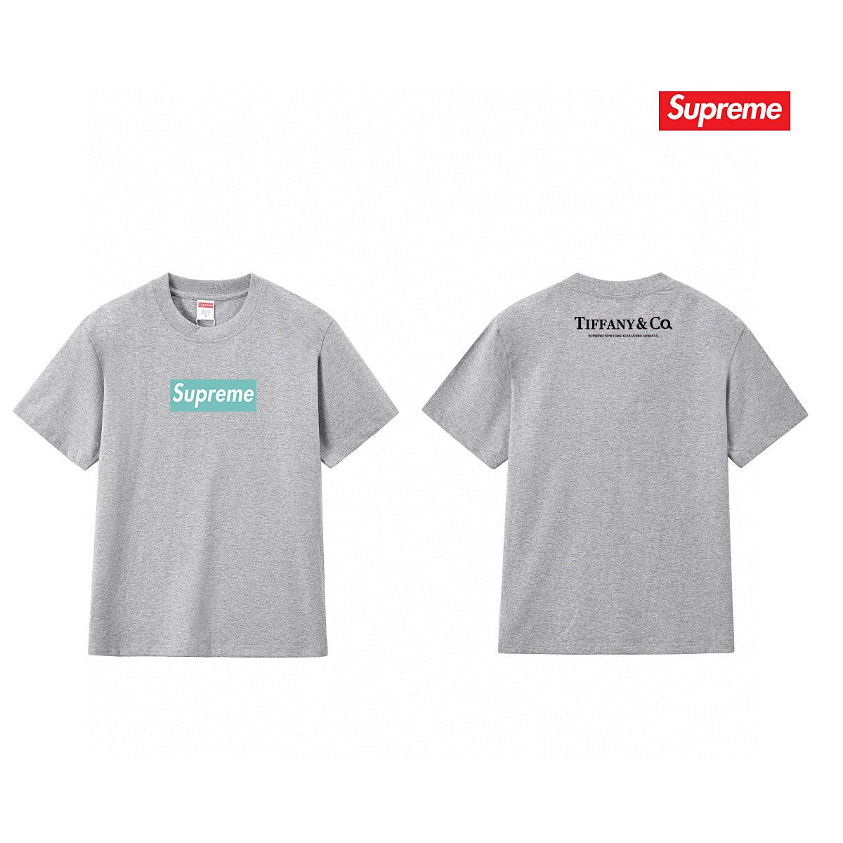 Supreme Chest Box Graphic T-Shirt — comparison