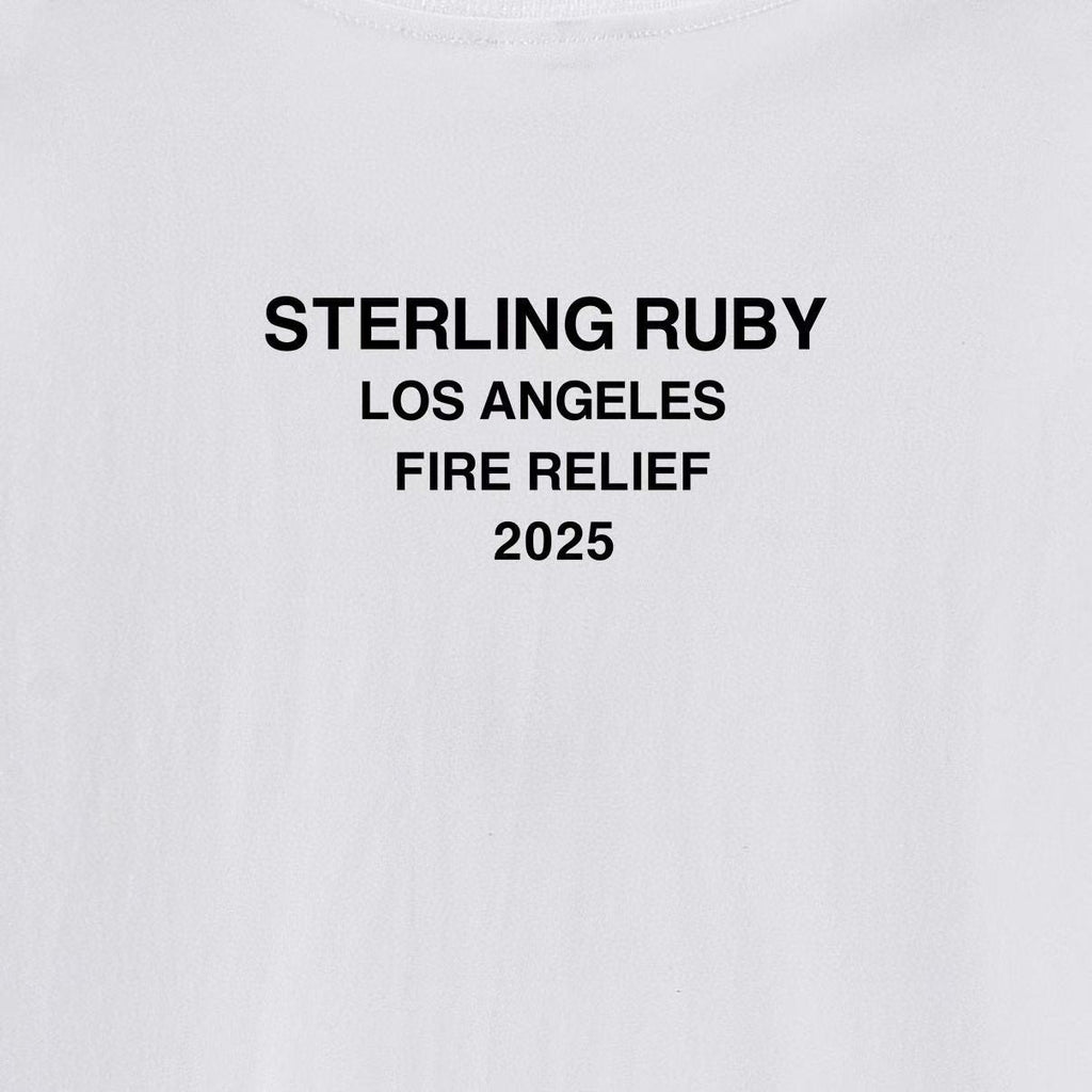 Supreme Los Angeles Wildfire Relief Box Graphic T-Shirt — detail