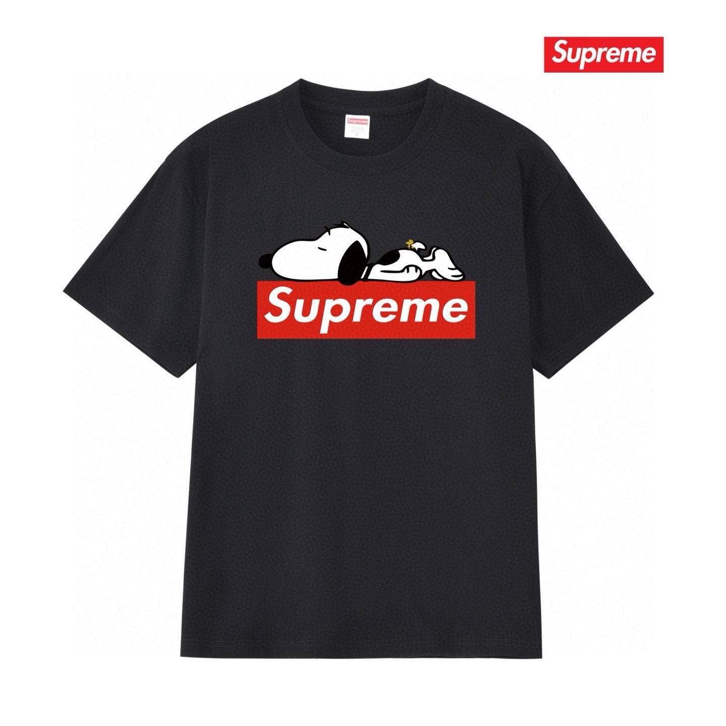 Supreme Snoopy Graphic Short-Sleeve T-Shirt — front