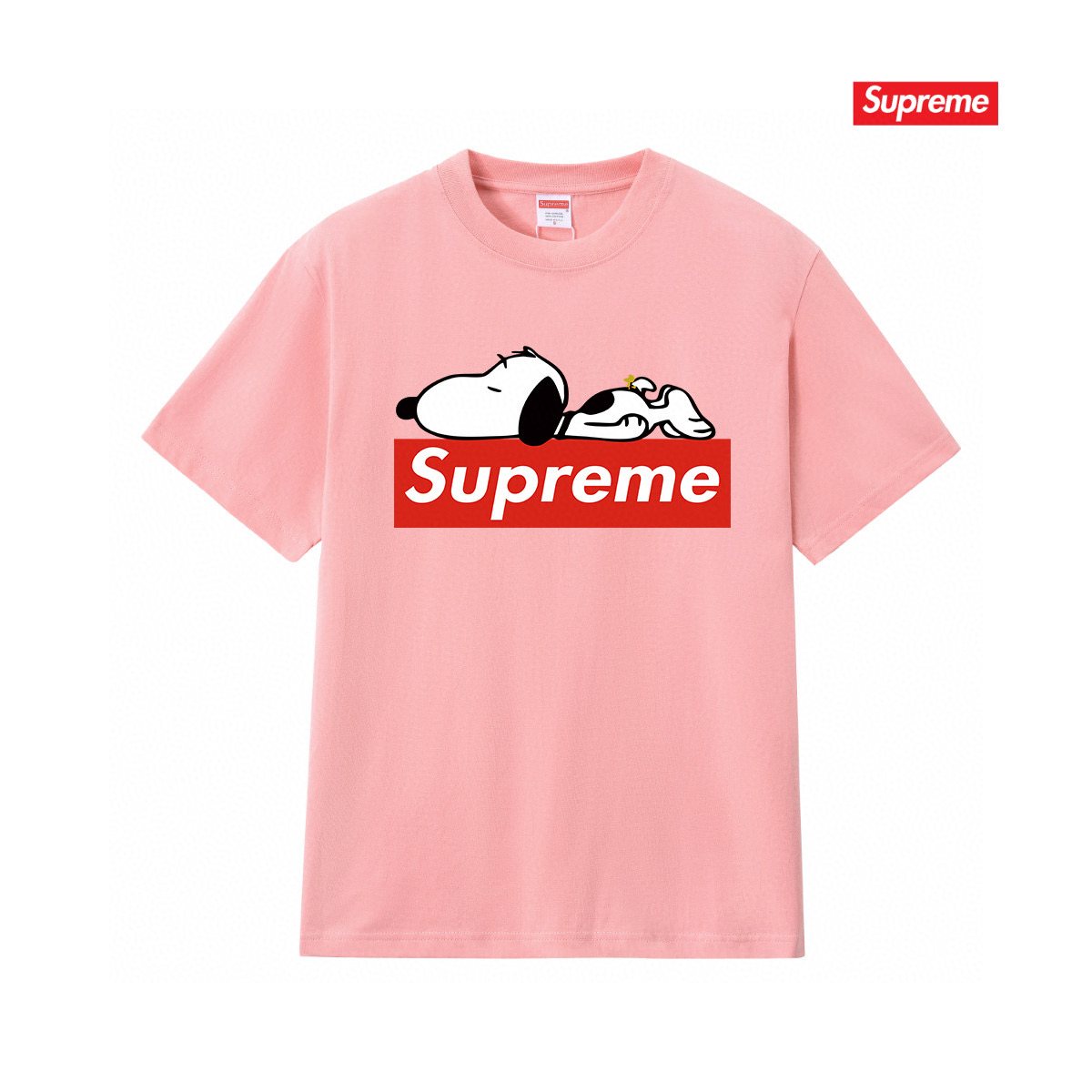 Supreme Snoopy Graphic Short-Sleeve T-Shirt — front