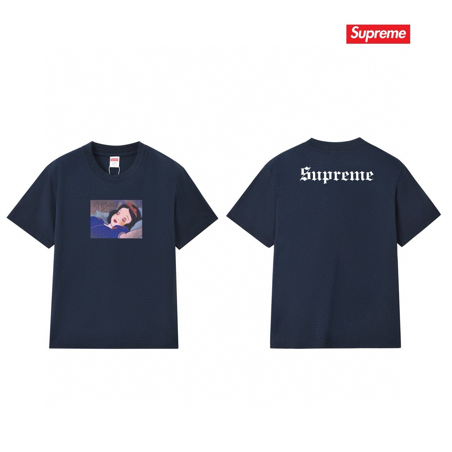 Supreme Snow White Graphic Short-Sleeve T-Shirt — comparison