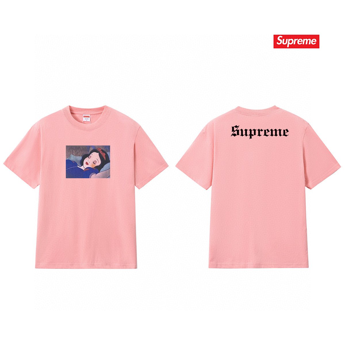 Supreme Snow White Graphic Short-Sleeve T-Shirt — comparison