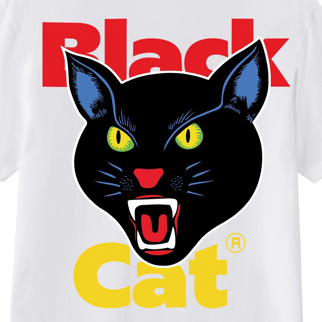 Supreme Cat Head Graphic Short-Sleeve T-Shirt — detail