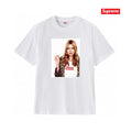 Supreme Kate Moss Portrait Graphic T-Shirt — hero