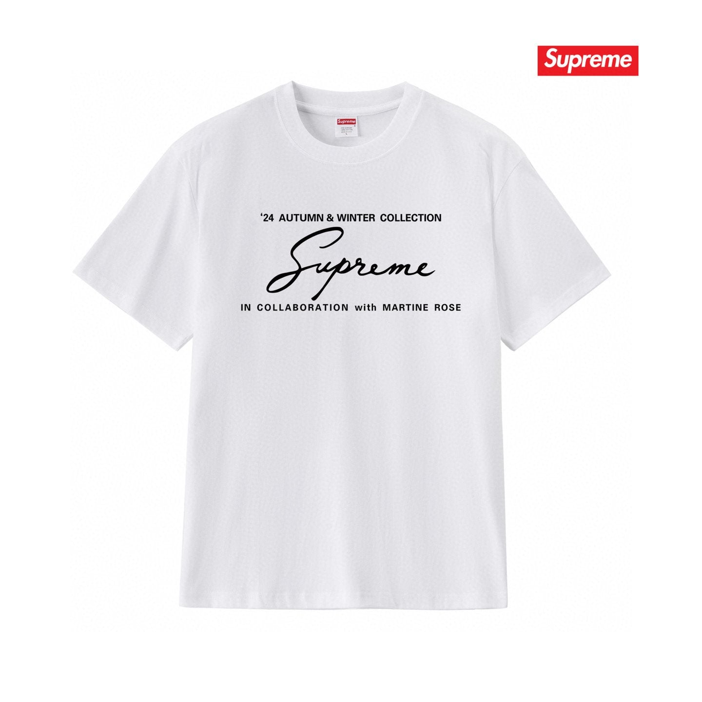 Supreme Front Graphic Short-Sleeve T-Shirt — front