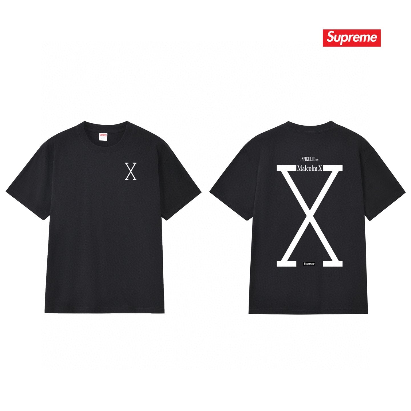 Supreme Front & Back Graphic Short-Sleeve T-Shirt — comparison