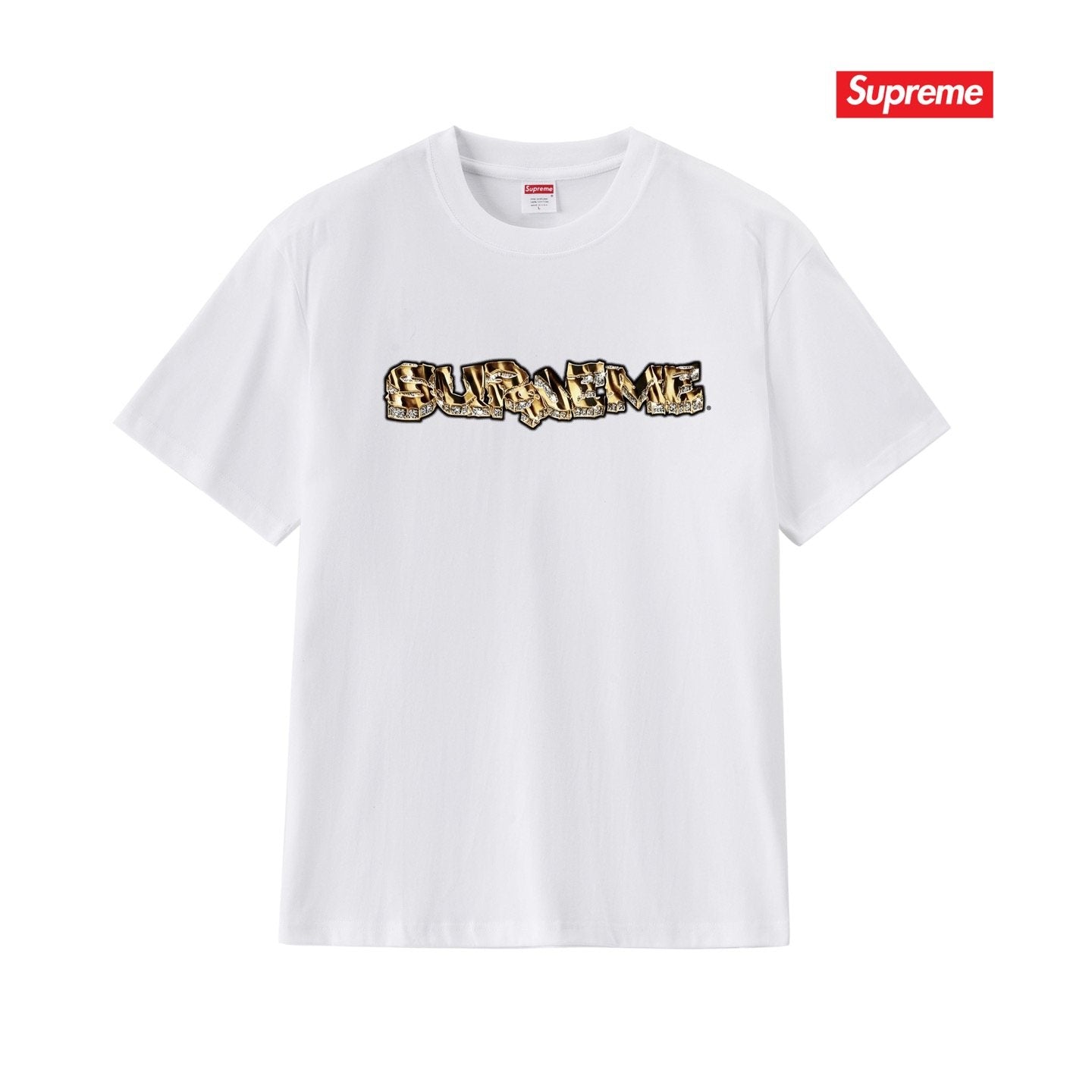 Supreme In Stores Now Graphic T-Shirt — front