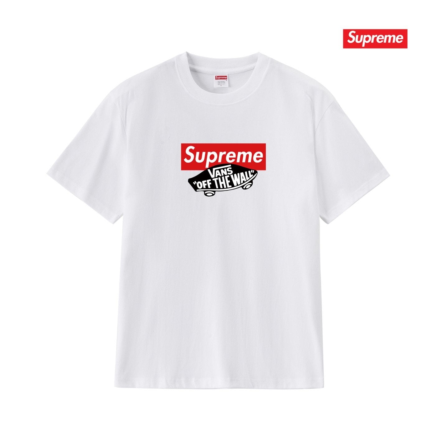 Supreme Vans Off The Wall Graphic T-Shirt — front