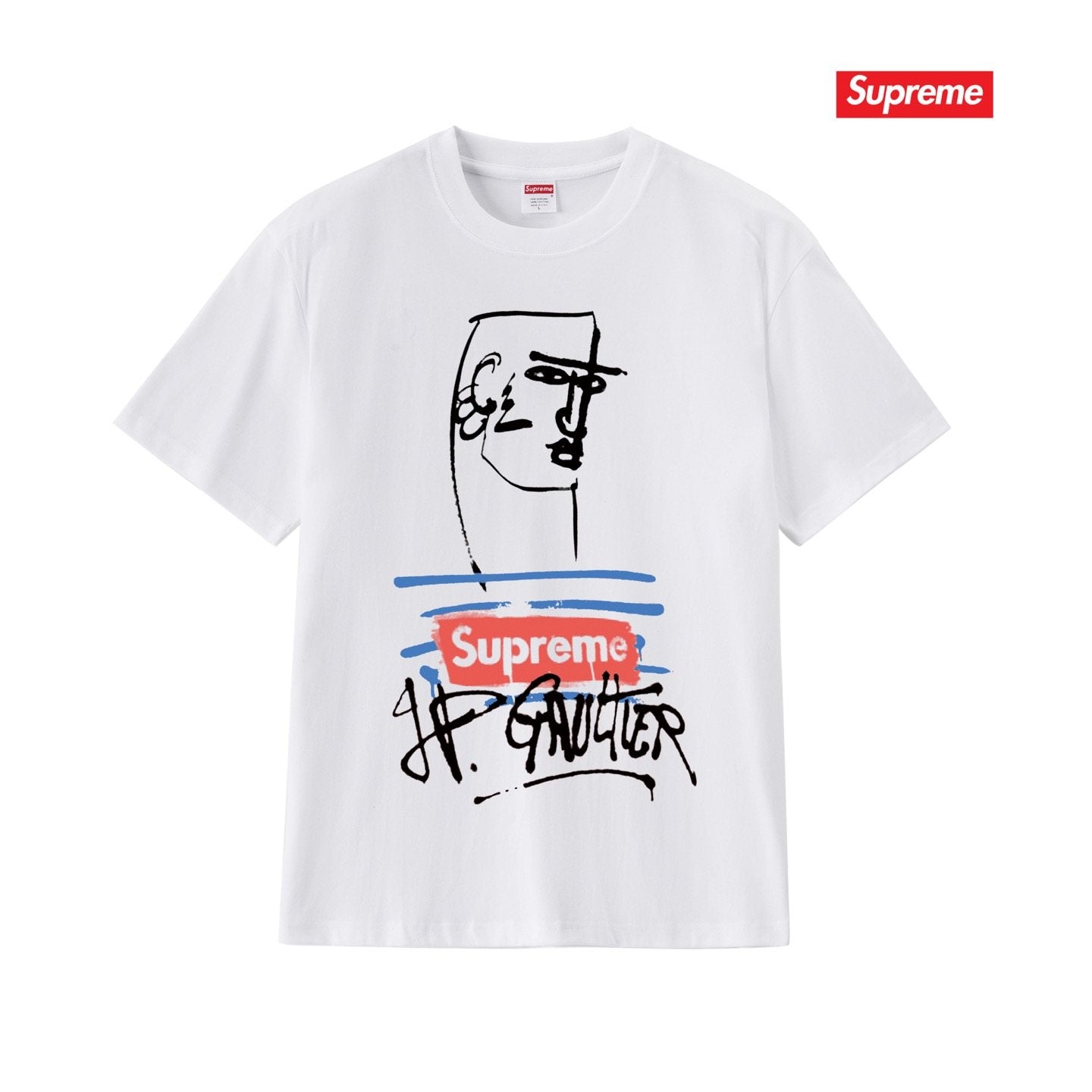 Supreme Front Graphic Short-Sleeve T-Shirt — front