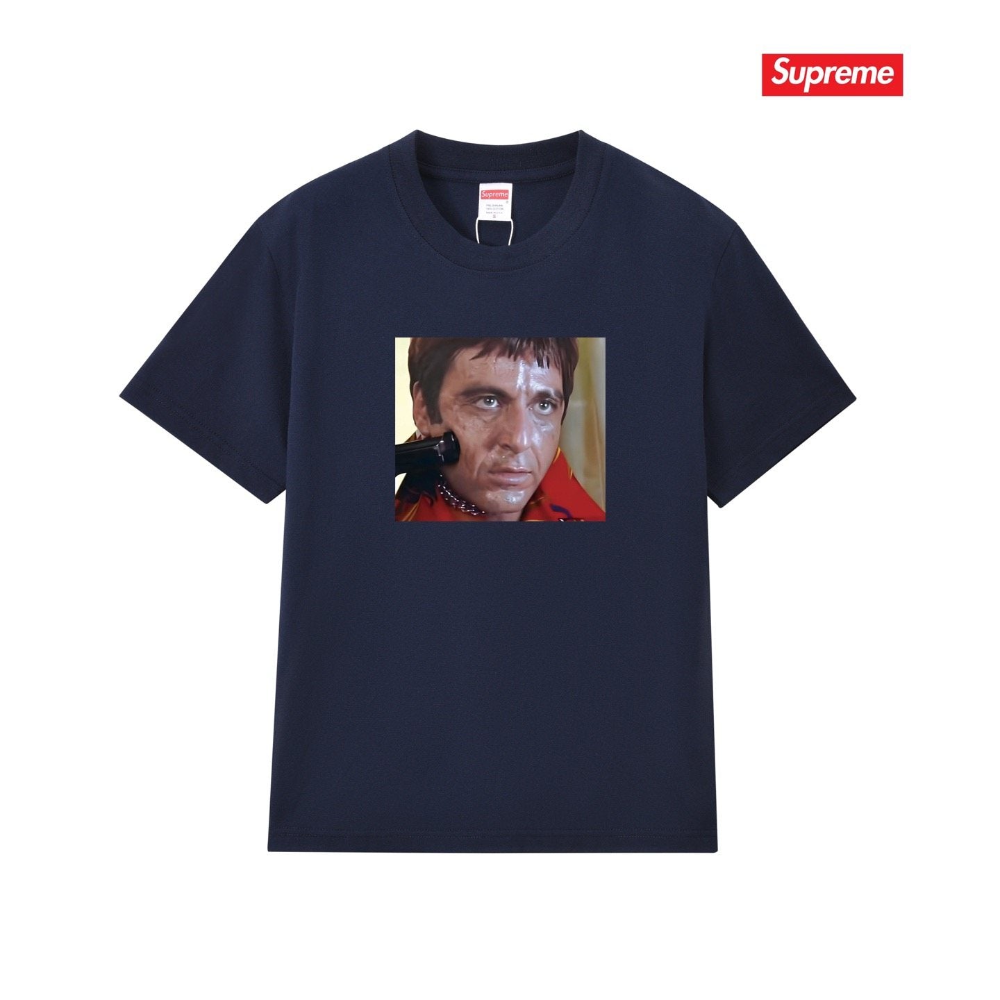 Supreme Face Graphic Short-Sleeve T-Shirt — front