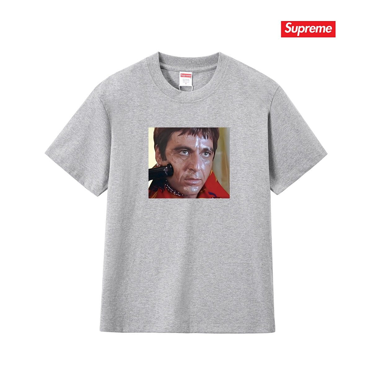 Supreme Face Graphic Short-Sleeve T-Shirt — front