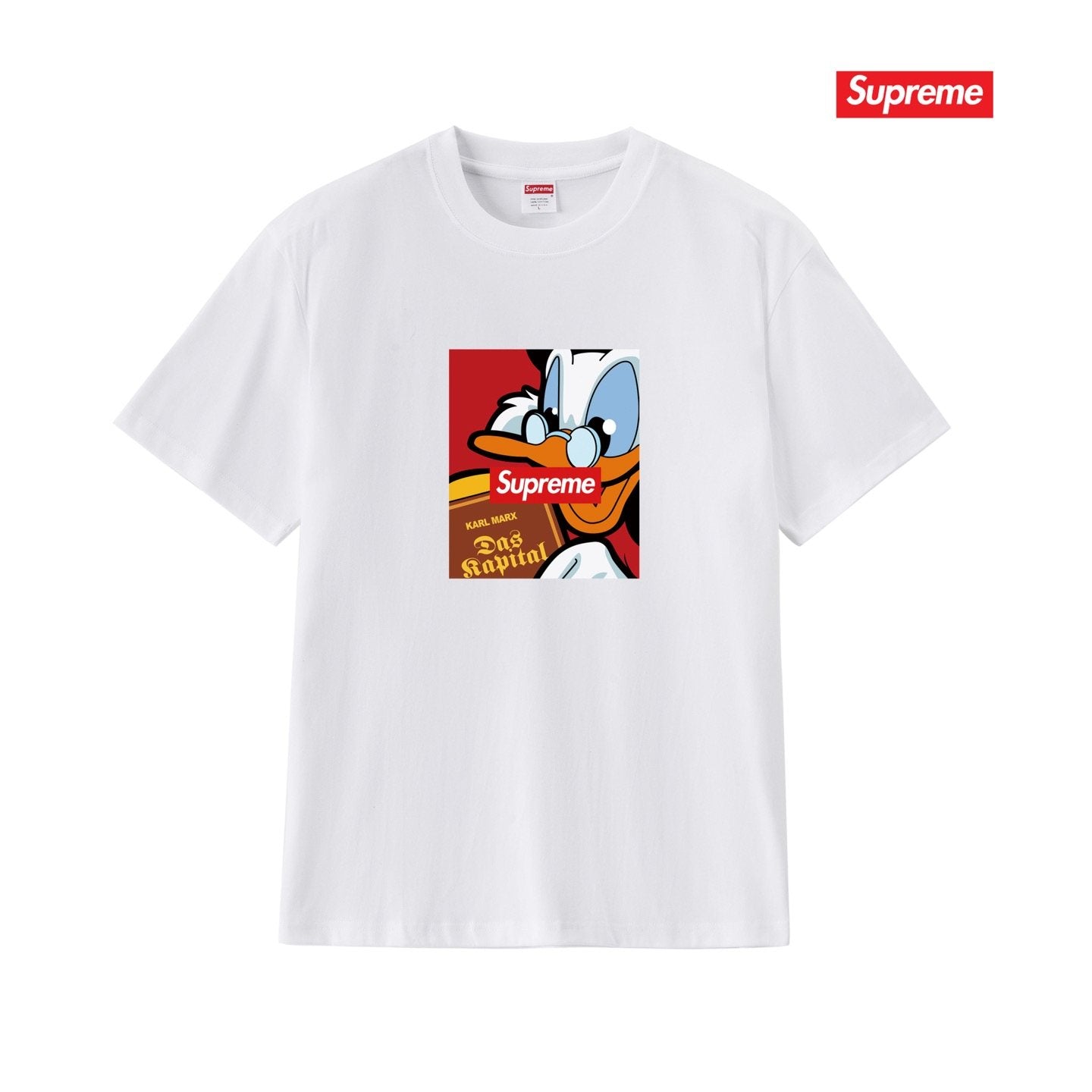 Supreme Cartoon Graphic Short-Sleeve T-Shirt — front