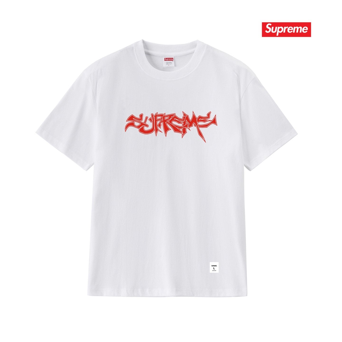 Supreme Graffiti Wordmark Short-Sleeve T-Shirt — front