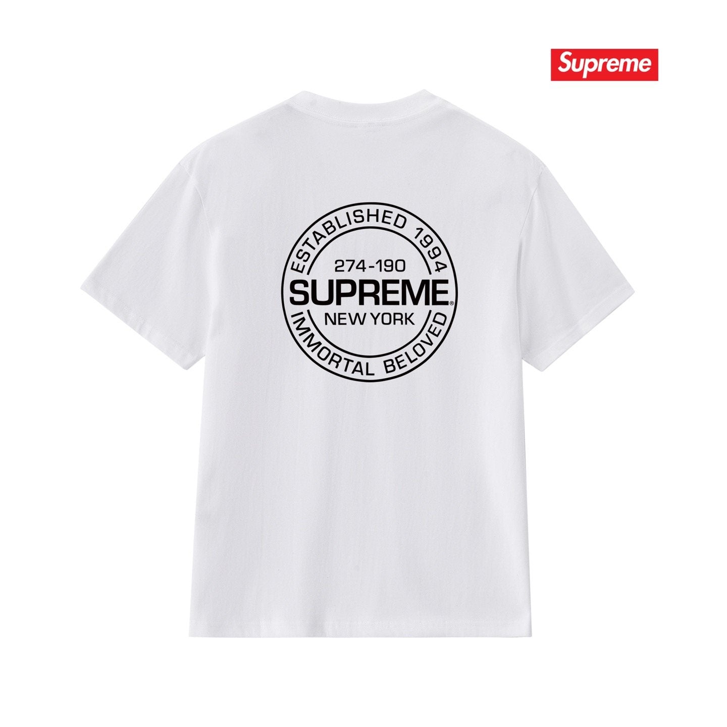 Supreme Front and Back Graphic T-Shirt — back