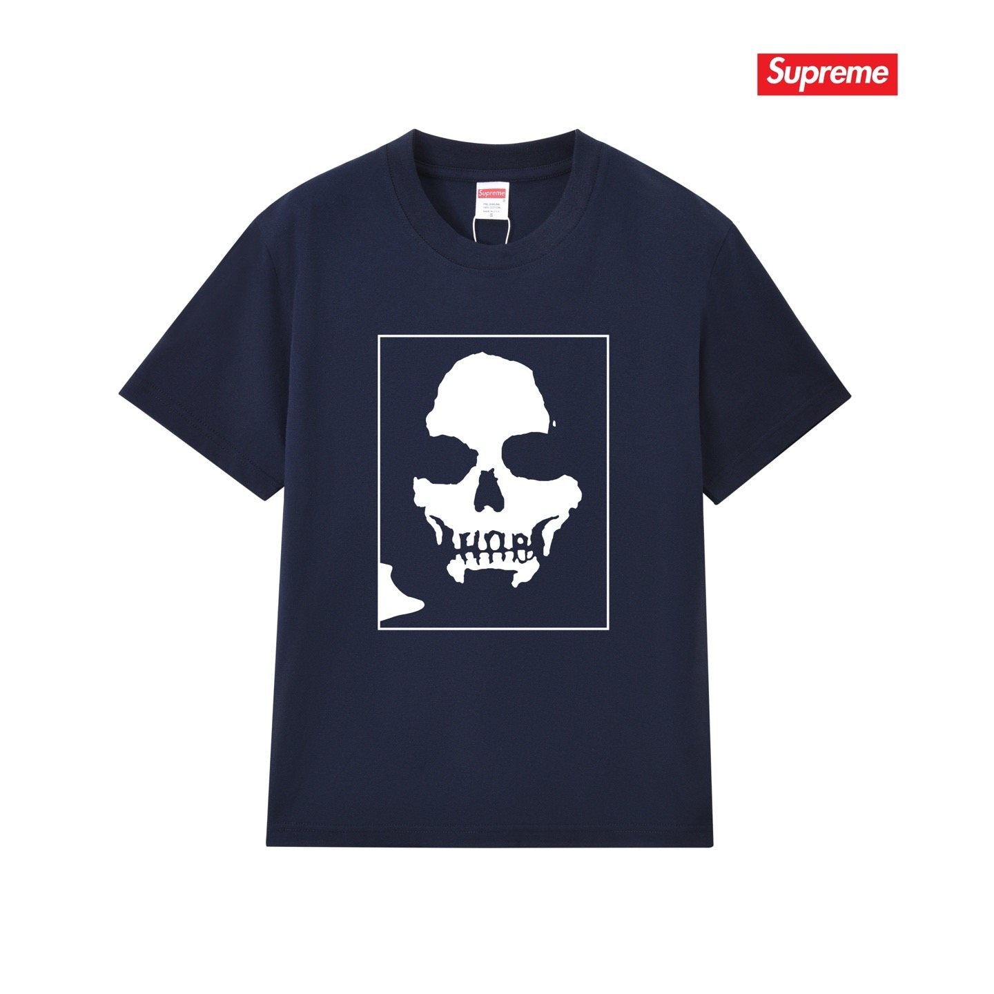 Supreme Skull Graphic Short-Sleeve T-Shirt — front