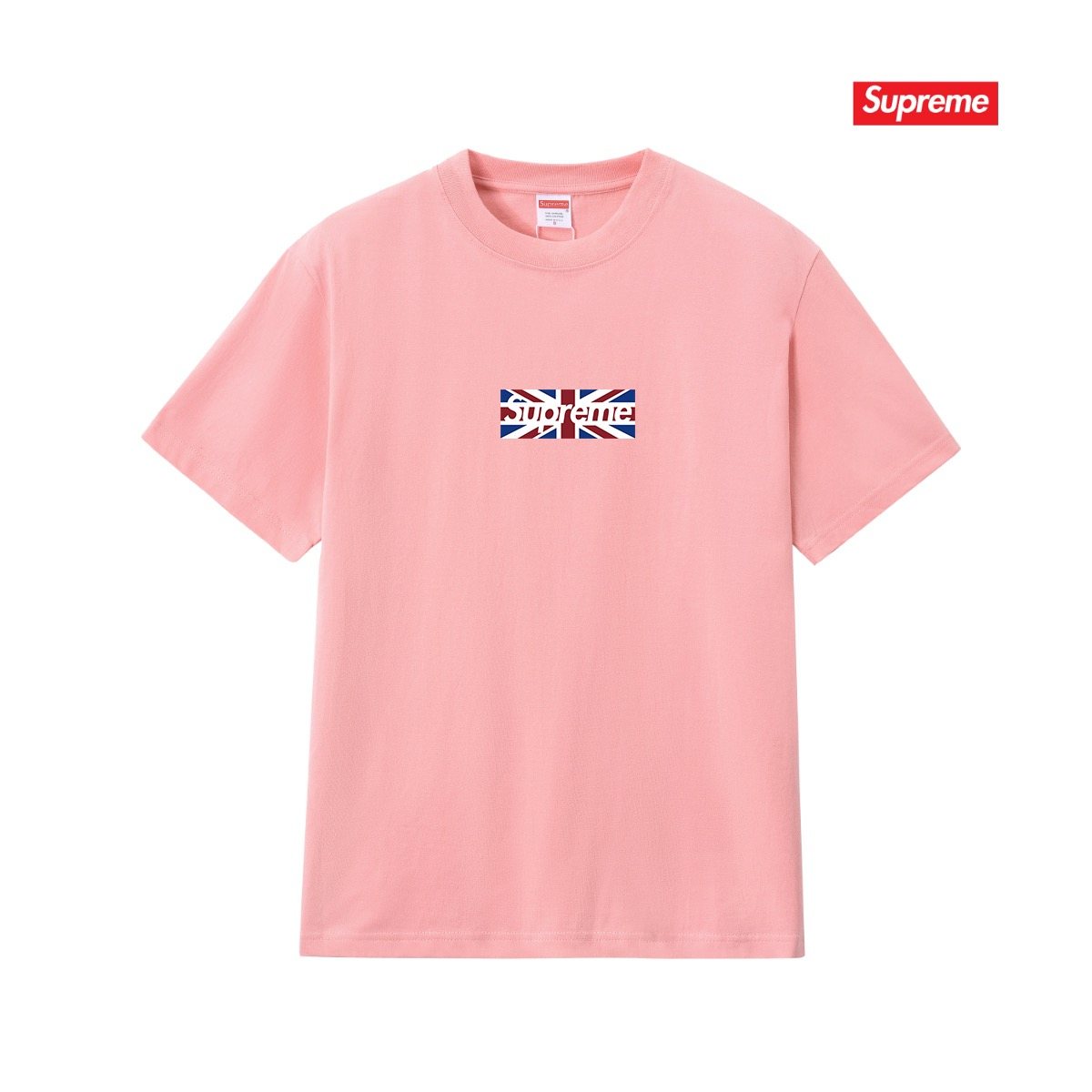Supreme Union Jack Box-Logo Graphic T-Shirt — front
