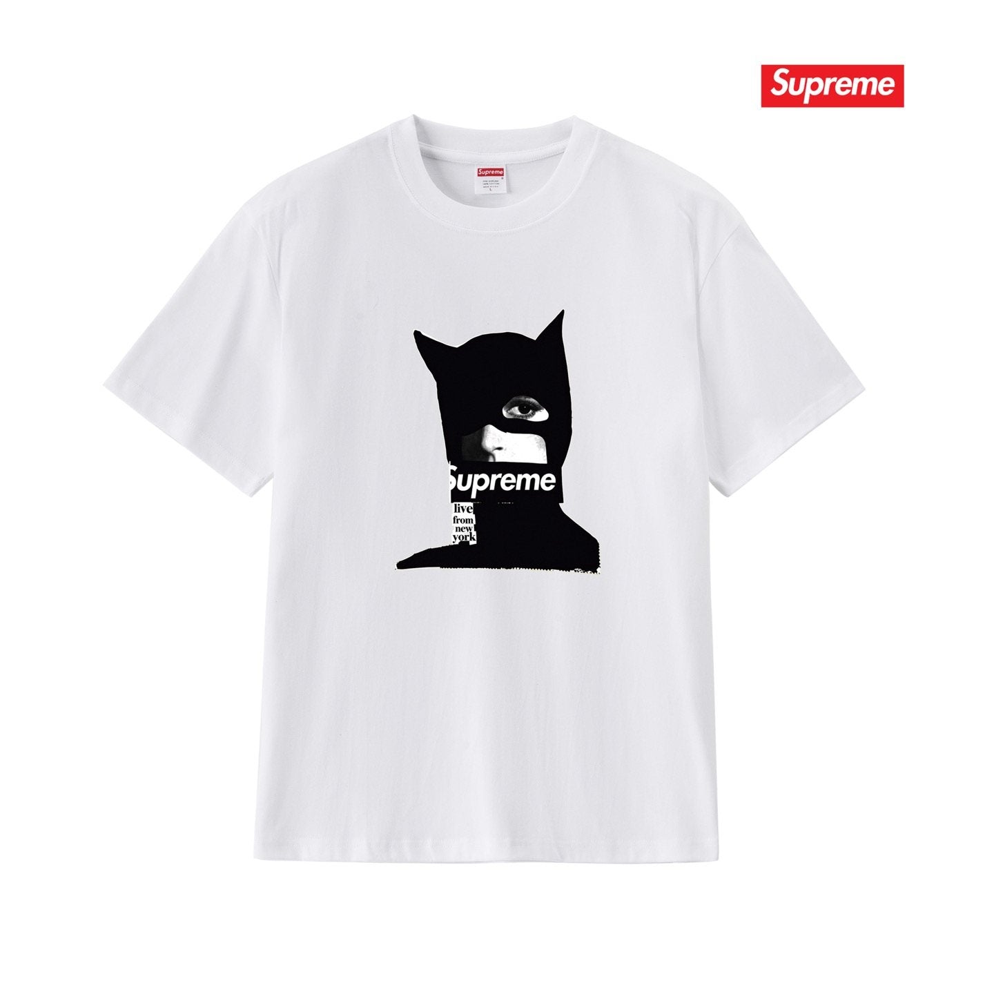 Supreme Cat Graphic Short-Sleeve T-Shirt — front