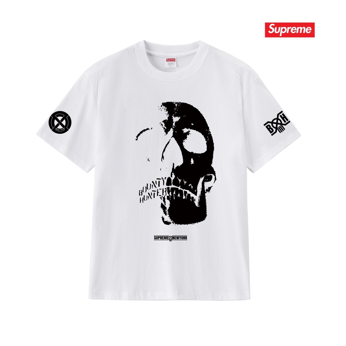 Supreme Skull Graphic Short-Sleeve T-Shirt — front