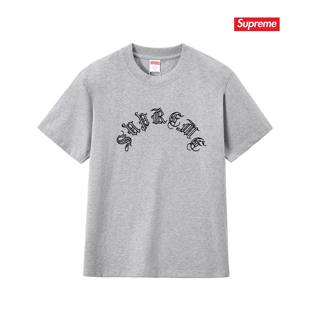 Supreme Arched Gothic Graphic T-Shirt — front