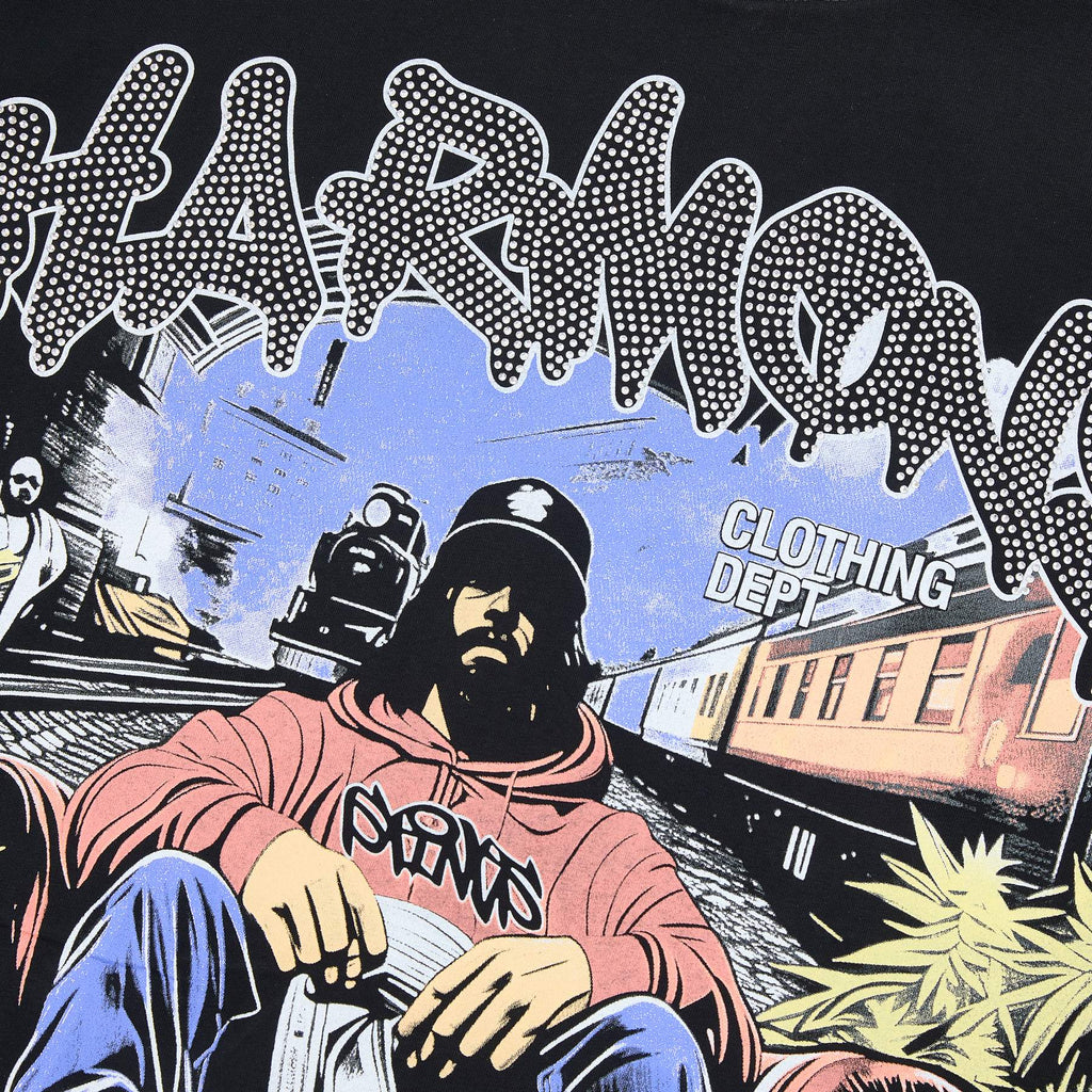 HARMONY Illustrated Graphic Short-Sleeve T-Shirt — detail