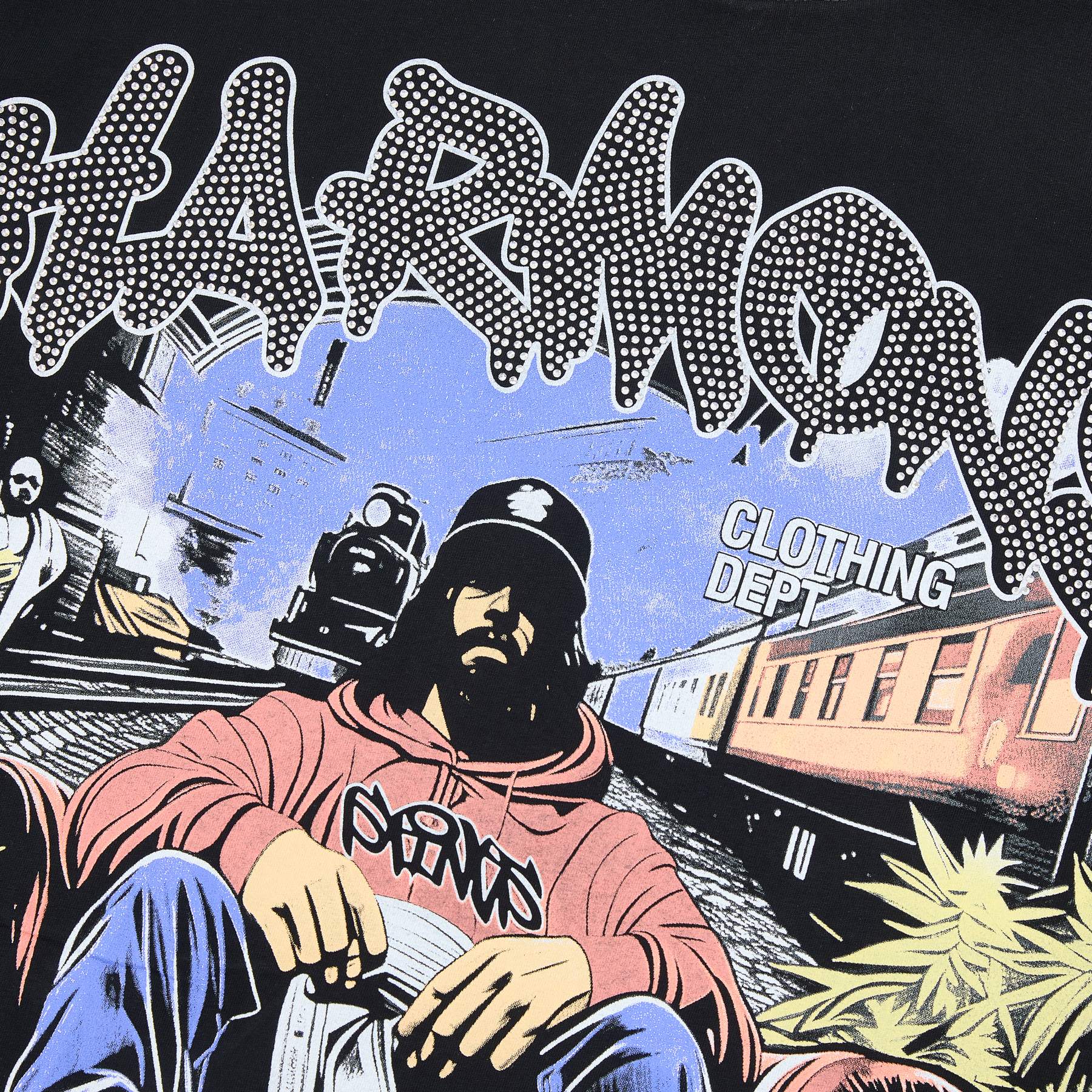 HARMONY Illustrated Graphic Short-Sleeve T-Shirt — detail