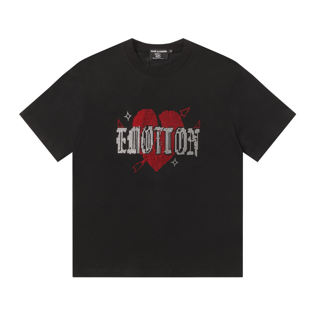 MIXED EMOTION Heart Graphic Short-Sleeve T-Shirt — hero