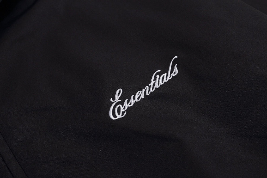 Fear of God Essentials Half-Zip Windbreaker Jacket — detail