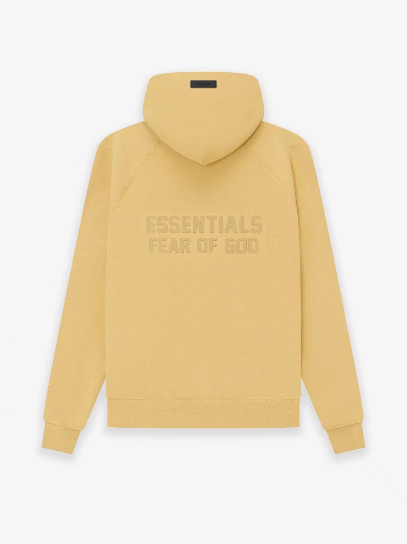 Essentials Fear of God Tonal Back Graphic Pullover Hoodie — back