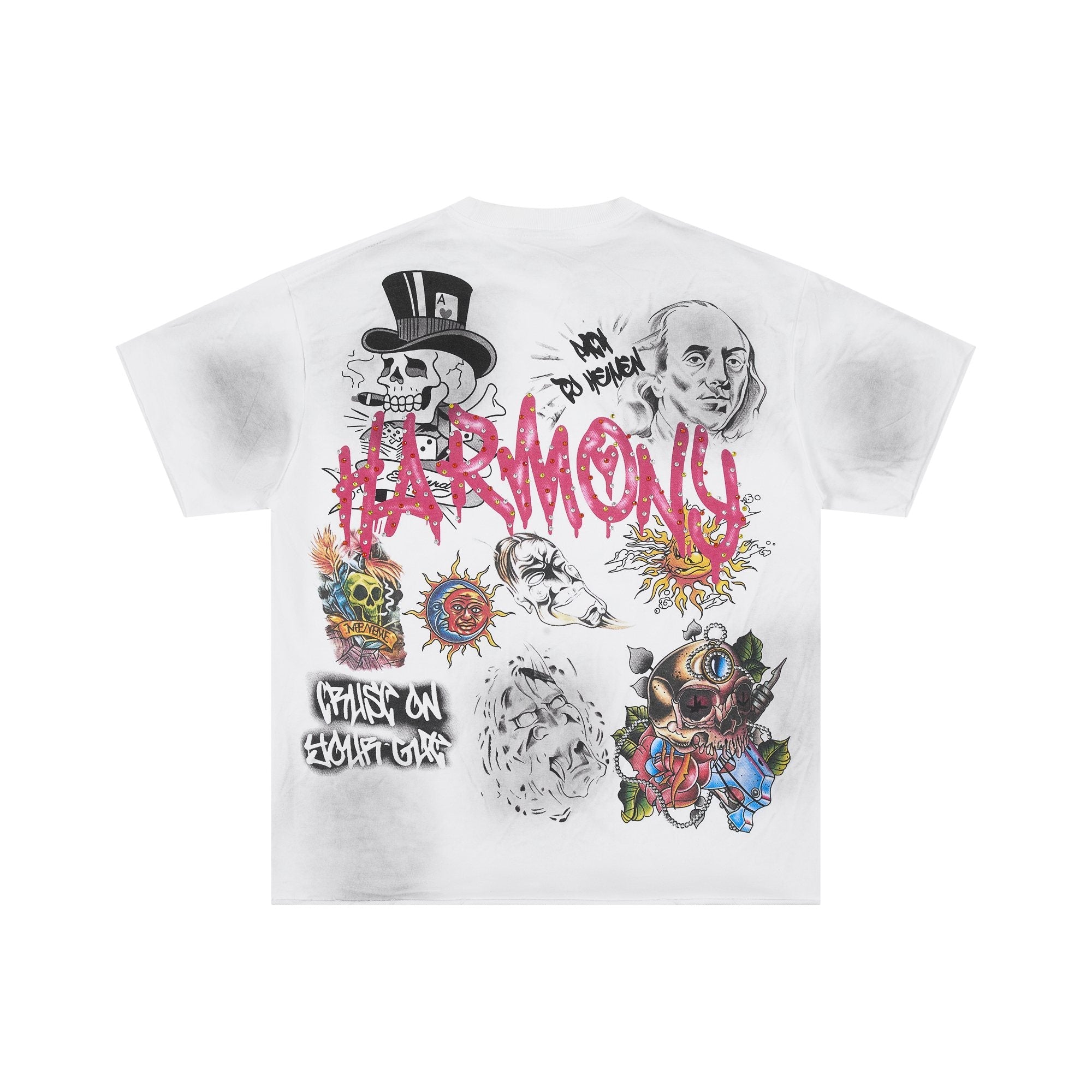 HARMONY Rhinestone-Style Graphic T-Shirt — hero