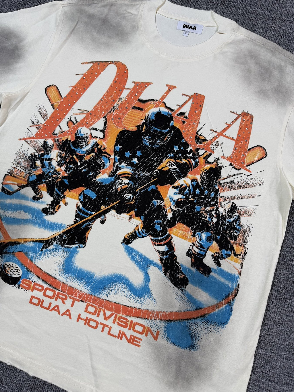 DUAA New Age Hockey Graphic T-Shirt — detail