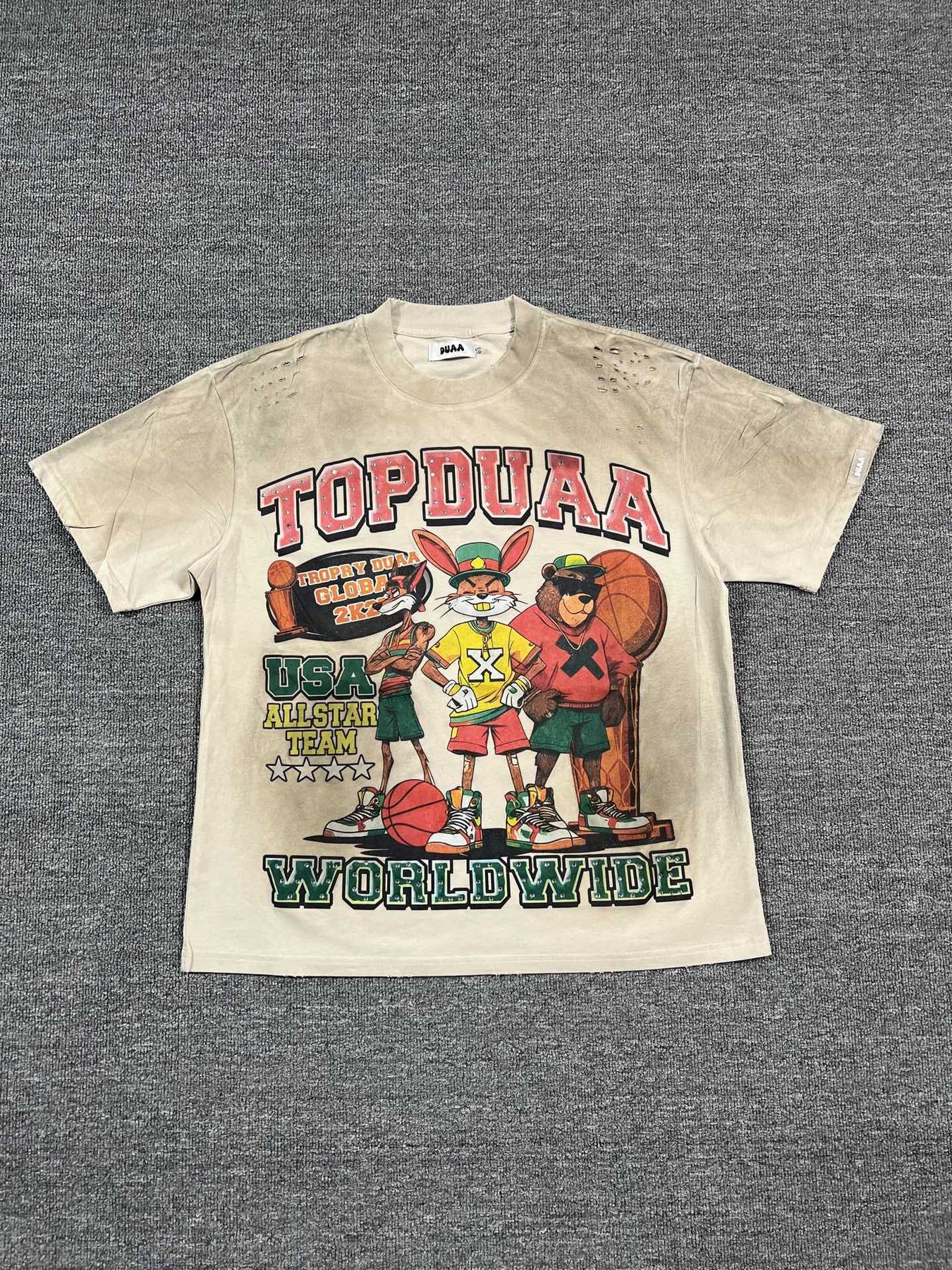 DUAA New Age Basketball Graphic T-Shirt — front