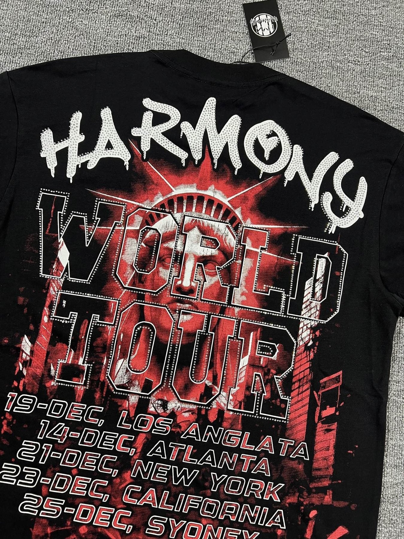 HARMONY New Age World Tour Graphic T-Shirt — detail