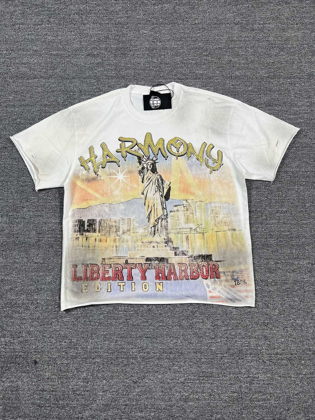 HARMONY New Age Liberty Harbor World Tour Graphic T-Shirt — front