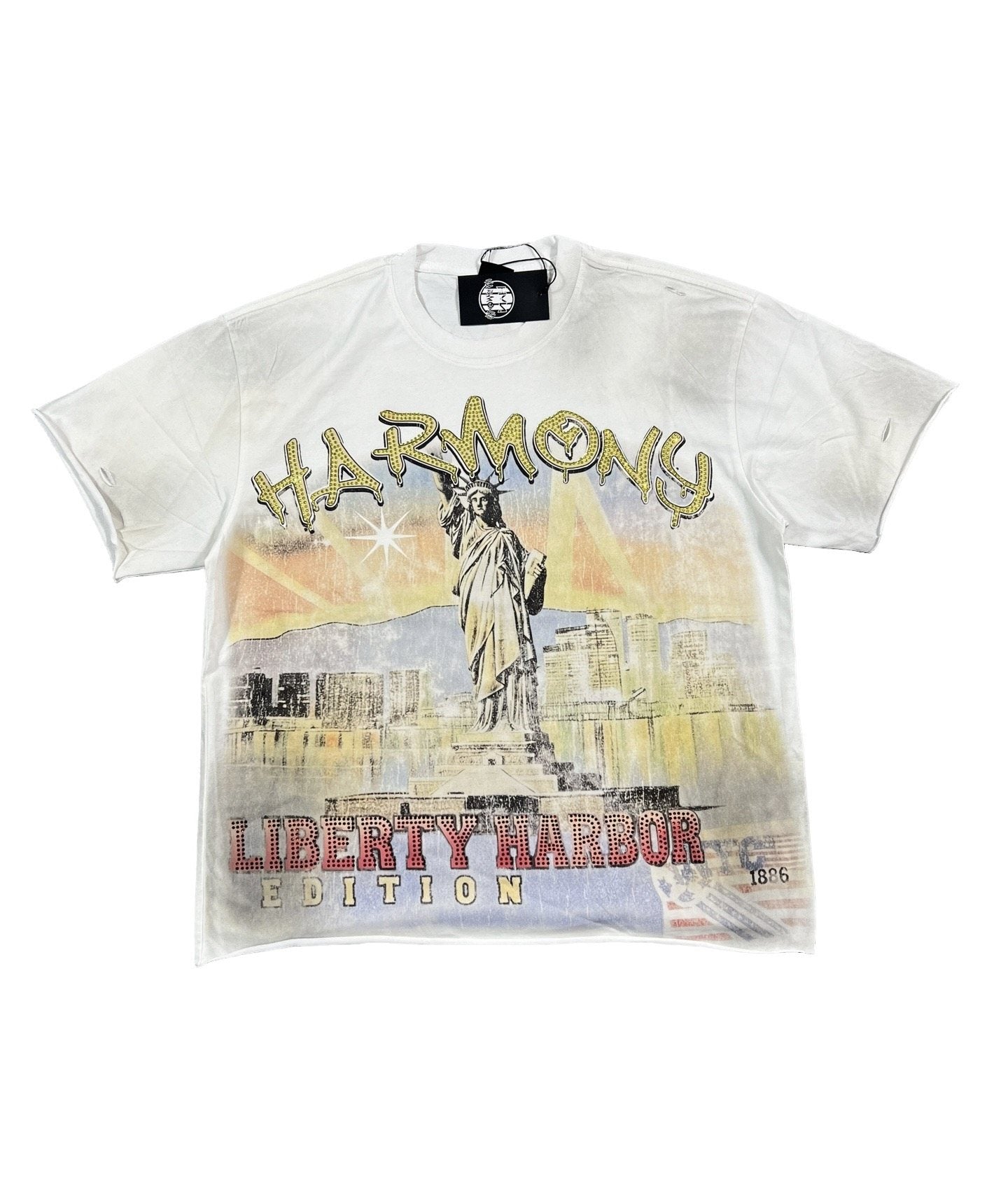 HARMONY New Age Liberty Harbor World Tour Graphic T-Shirt — hero