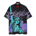 Godspeed Statue of Liberty Lightning Graphic T-Shirt — hero