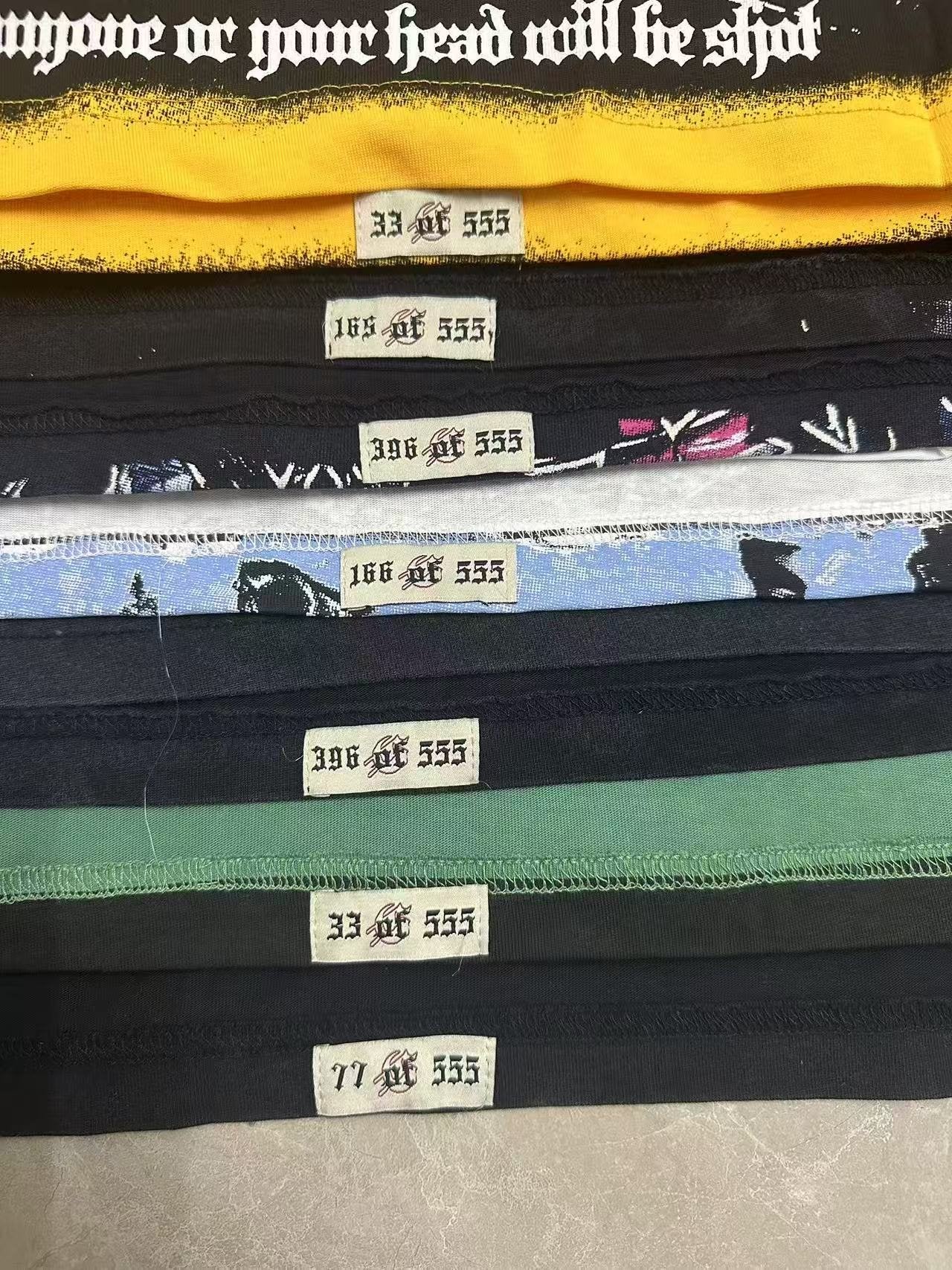 Godspeed Out of Many One Graphic T-Shirt — neck_label